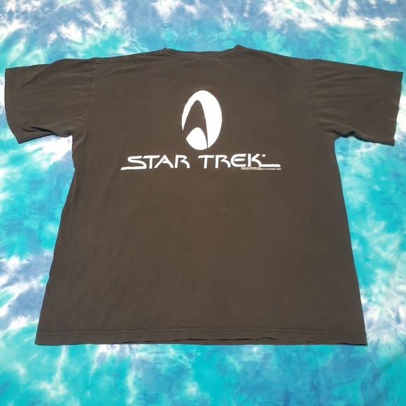 1994 Star Trek Voyager T-Shirt Large Vintage - Picture 2 of 7